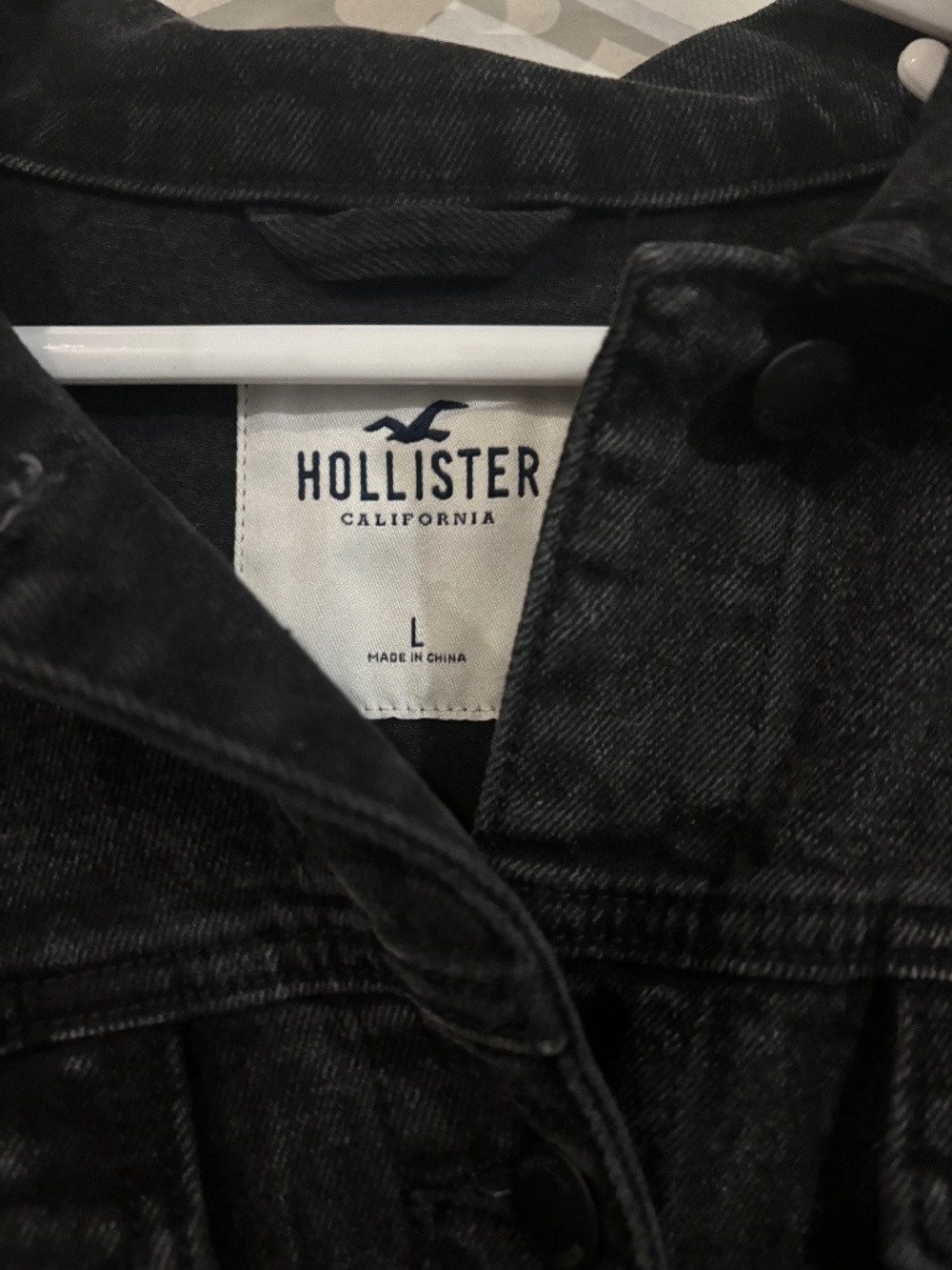 Hollister Jean Jacket, Size L